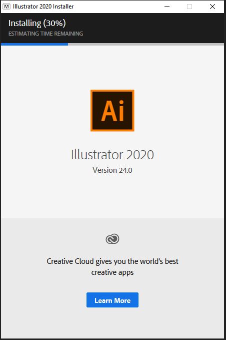 Cài đặt Adobe Illustrator 2020