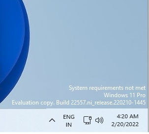 Windows 11 cảnh báo pc có cấu hình không được hỗ trợ